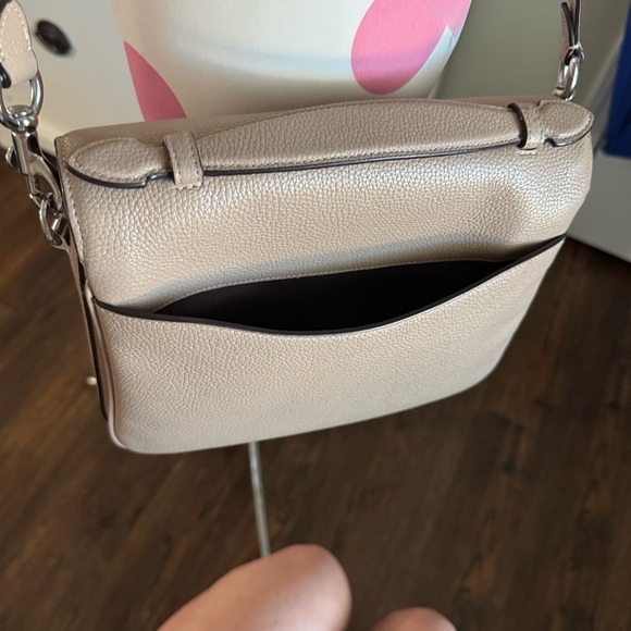 RARE Original Cassie Coach Pebble Leather Crossbody Bag in Taupe - Picture 9 of 15